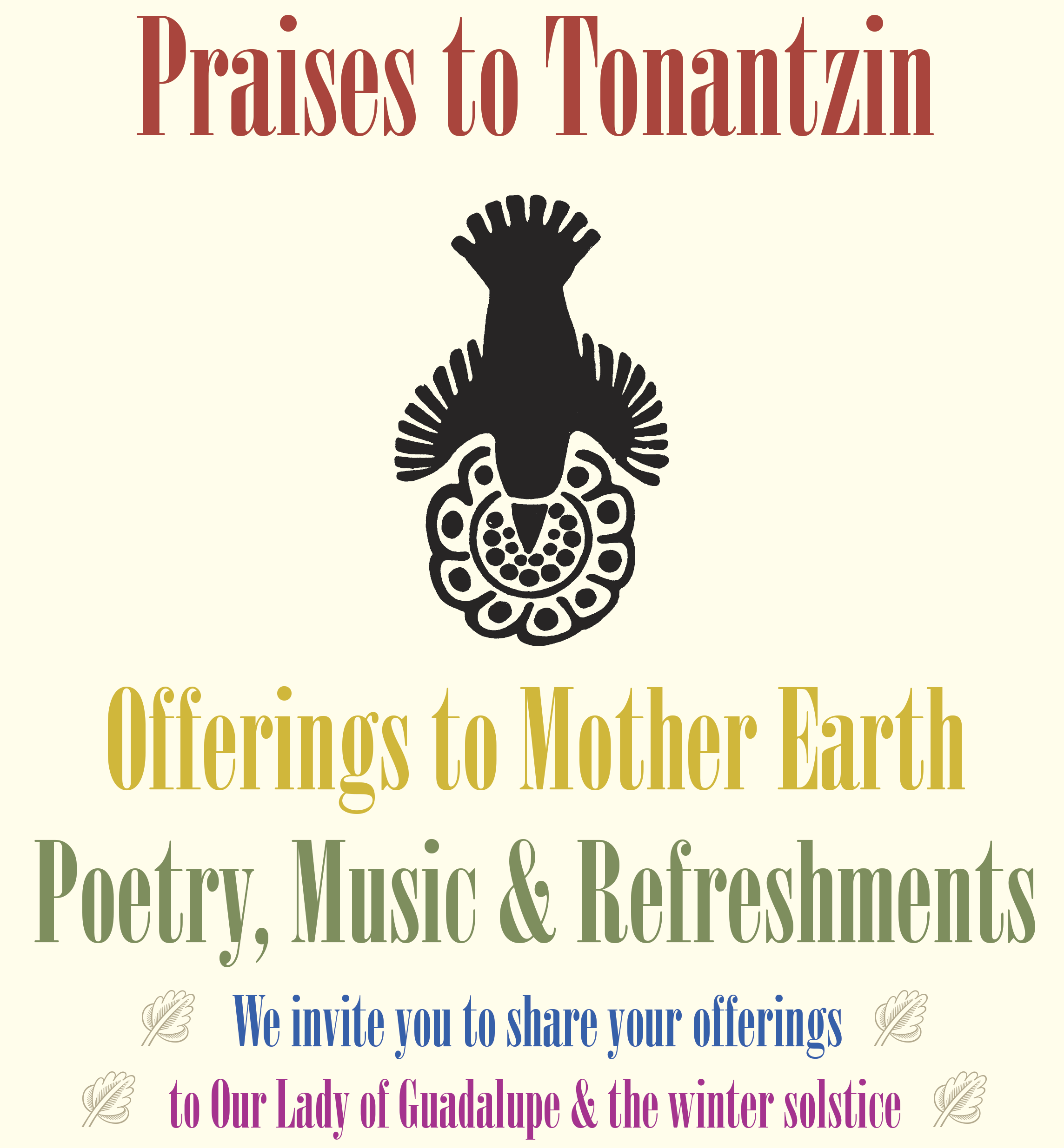 Virgin of Guadalupe Bilingual Poetry