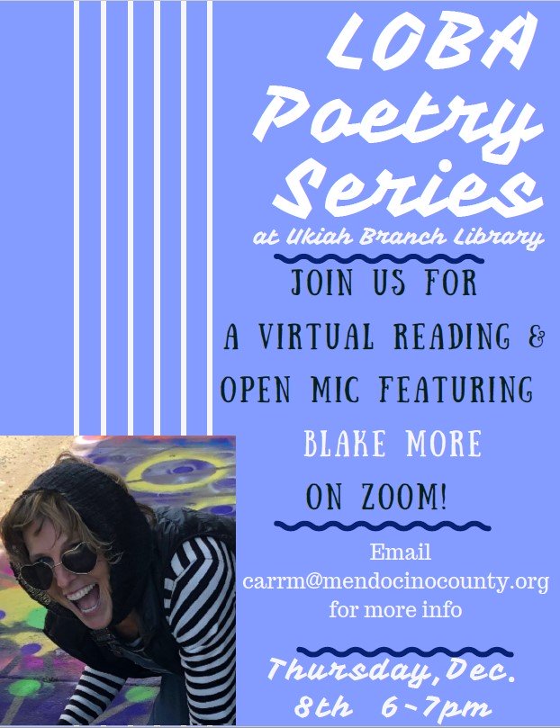 Adult Teen LOBA Poetry Series Flier Dec 2022