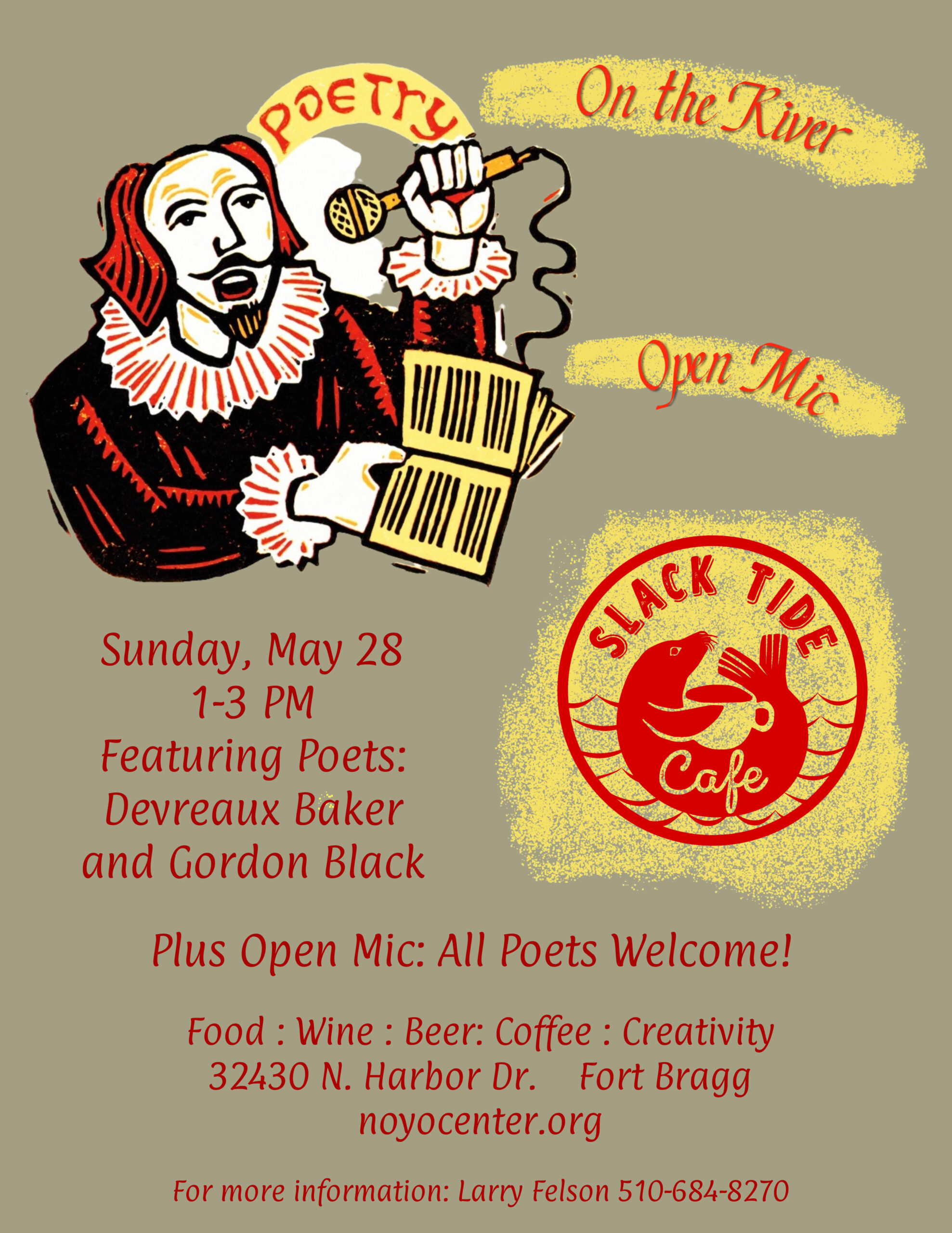 Poetry on the River, 5/28/23 Flyer