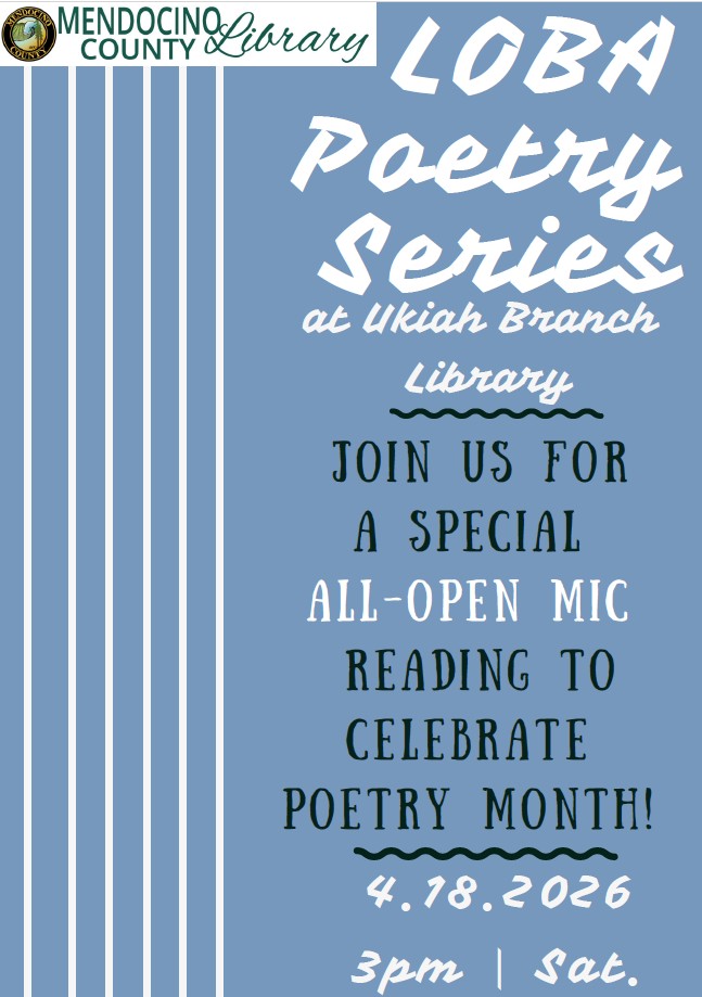 LOBA Poetry Series, April 2026, All-Open Mic Reading